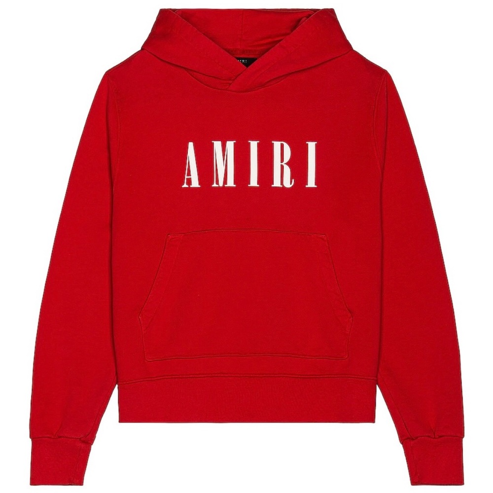 Amiri Spell-Out Red Hoodie Men’s Size Medium NEW